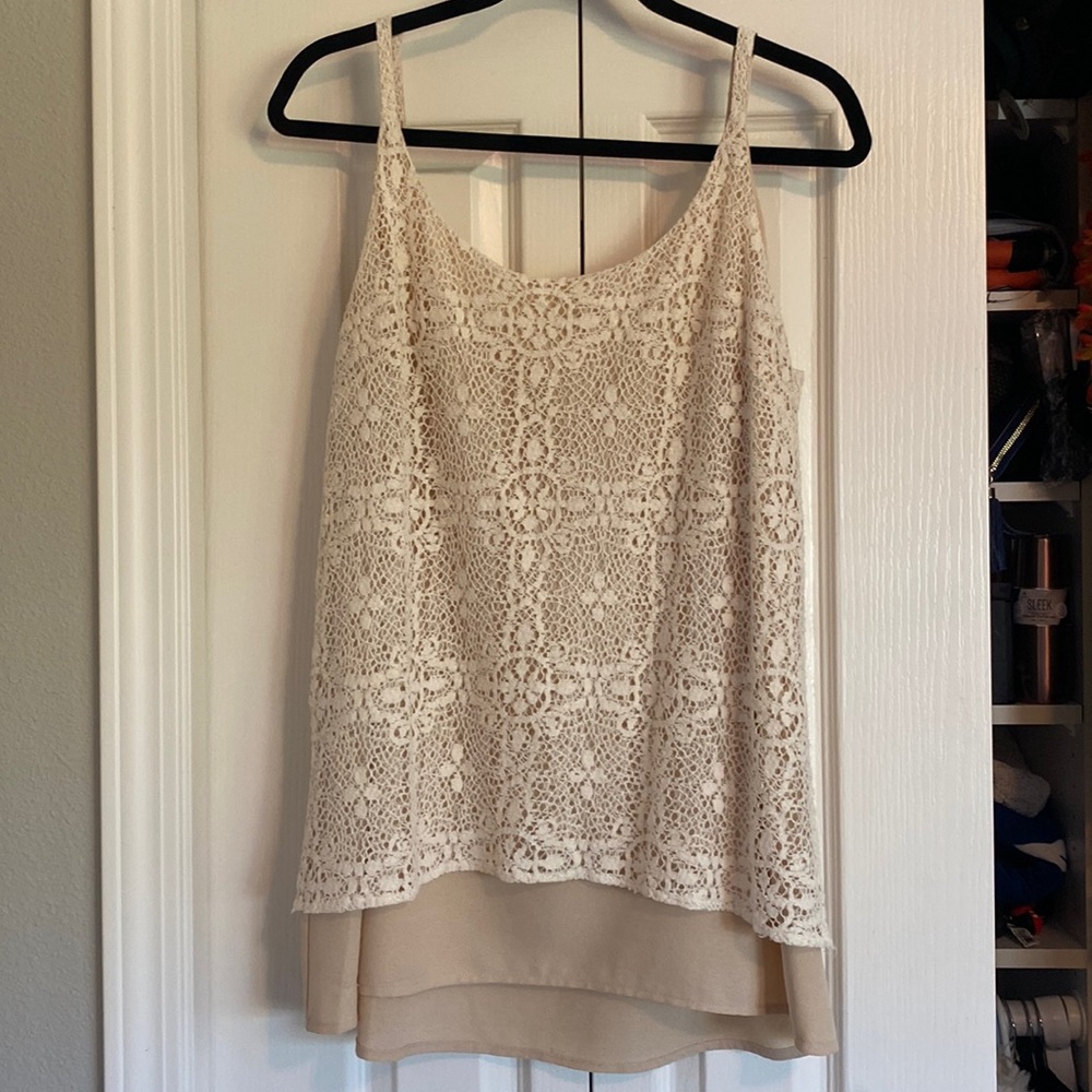 Lace tank